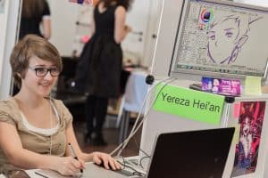 Yereza Hei'an auf der Vienna COMIX