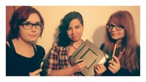 Von links nach rechts: Johanna (Mairon), Tanja (Manos), Julia (Juno)