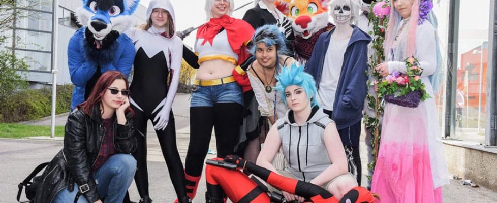 Cosplay Gruppe. Foto Joanna Pianka
