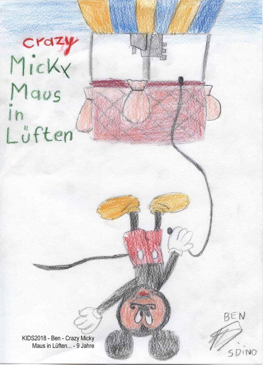 KIDS2018 - Ben - Crazy Micky Maus in Lüften... - 9 Jahre KIDS2018 - Ben - Crazy Micky Maus in Lüften... - 9 Jahre