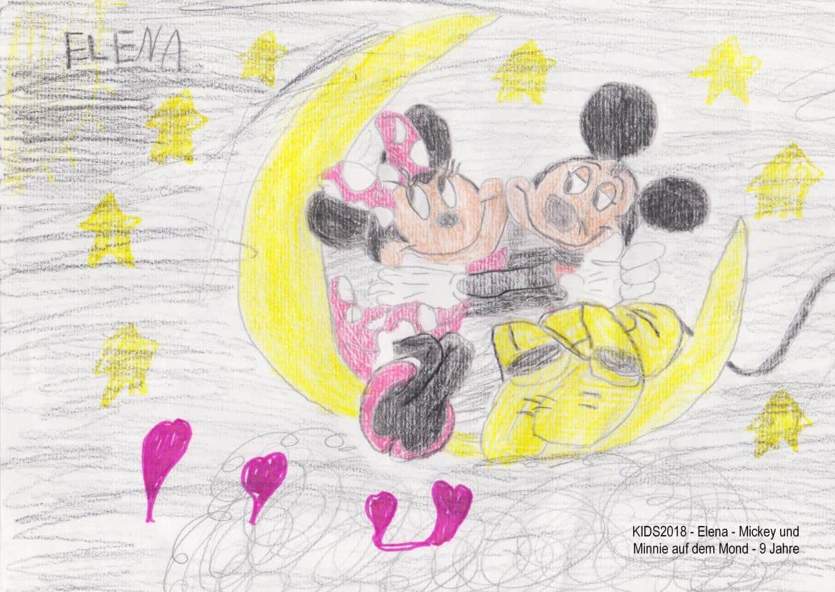 KIDS2018 - Elena - Mickey und Minnie auf dem Mond - 9 Jahre KIDS2018 - Elena - Mickey und Minnie auf dem Mond - 9 Jahre