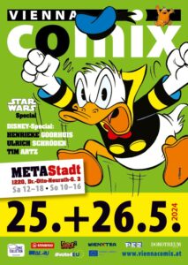 Vienna COMIX Flyer 2024 Vorderseite