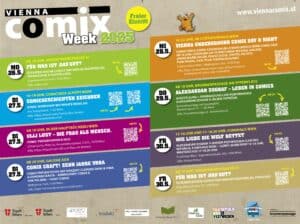 Flyer der COMIX WEEK 2025